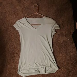 Pastel mint green super stretchy shirt